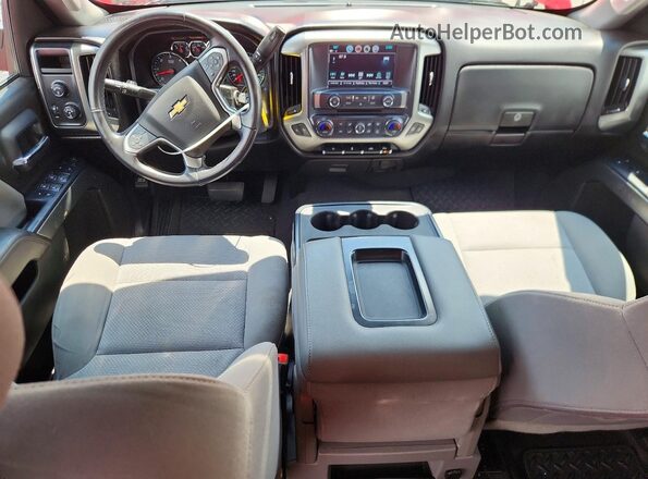3GCUKREC4JG595919 2018 CHEVROLET SILVERADO Red წინა პანელის ხედი