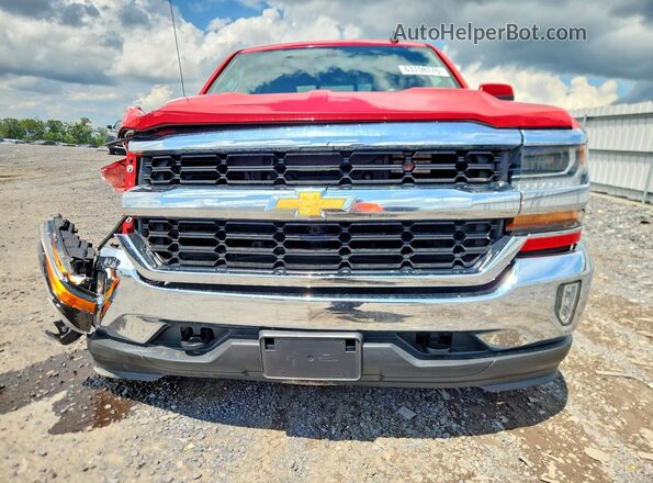 3GCUKREC4JG595919 2018 CHEVROLET SILVERADO Red წინა ხედი