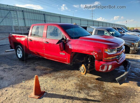 3GCUKREC4JG624707 2018 CHEVROLET SILVERADO Red Առջևի աջ