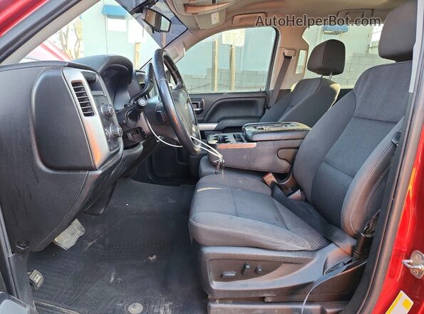 3GCUKREC4JG624707 2018 CHEVROLET SILVERADO Red Սալոնի դիմացի տեսք
