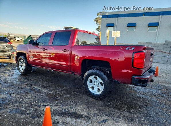 3GCUKREC4JG624707 2018 CHEVROLET SILVERADO Red Հետևի ձախ