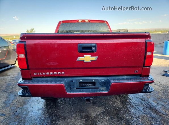 3GCUKREC4JG624707 2018 CHEVROLET SILVERADO Red Հետևի տեսք