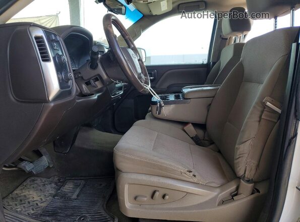3GCUKREC5GG161999 2016 CHEVROLET SILVERADO Белый Вид салона спереди