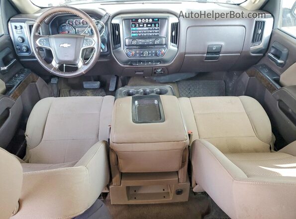 3GCUKREC5GG161999 2016 CHEVROLET SILVERADO Белый Вид панели приборов