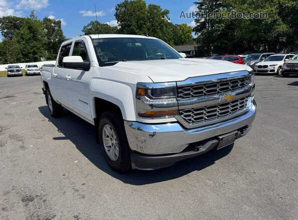 3GCUKREC5GG199801 2016 CHEVROLET SILVERADO Белый Передняя правая четверть