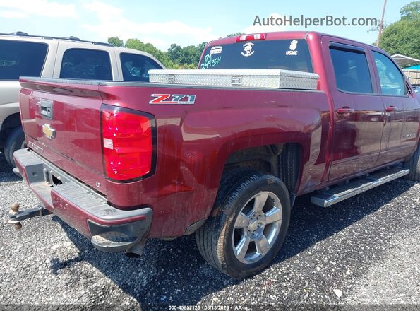 3GCUKREC5GG249564 2016 CHEVROLET SILVERADO Бордовый Задняя правая четверть