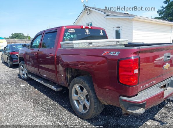 3GCUKREC5GG249564 2016 CHEVROLET SILVERADO Бордовый Задняя левая четверть