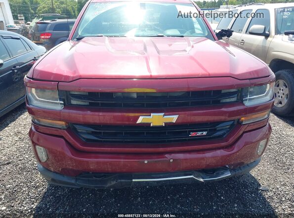 3GCUKREC5GG249564 2016 CHEVROLET SILVERADO Бордовый Вид задней части салона
