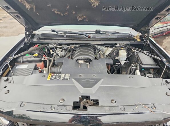 3GCUKREC5HG115817 2017 CHEVROLET SILVERADO Black Widok wnętrza z tyłu