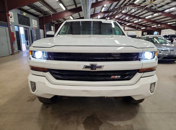 3GCUKREC5JG473540 2018 CHEVROLET SILVERADO White Դիմացի տեսք
