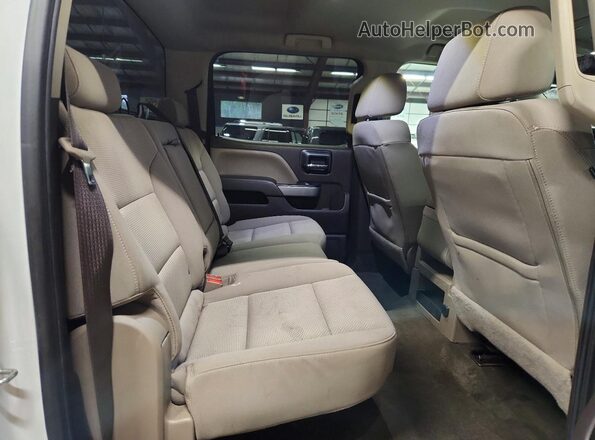 3GCUKREC5JG473540 2018 CHEVROLET SILVERADO White Հետևի նստատեղերի տեսք