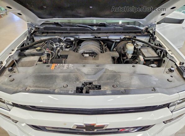 3GCUKREC5JG473540 2018 CHEVROLET SILVERADO White Սալոնի հետևի տեսք