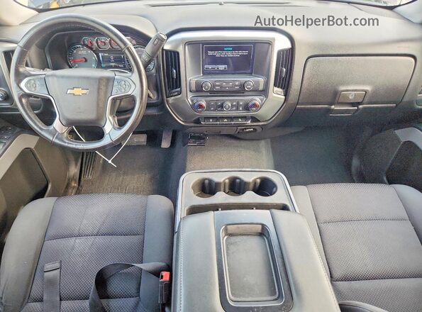 3GCUKREC5JG492976 2018 CHEVROLET SILVERADO Black Dashboard view