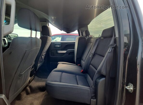 3GCUKREC5JG492976 2018 CHEVROLET SILVERADO Black Rear seats view