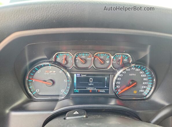 3GCUKREC5JG492976 2018 CHEVROLET SILVERADO Black Instrument cluster view