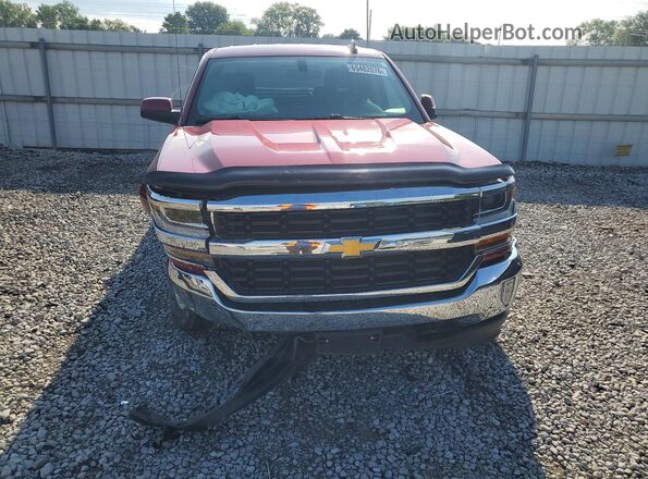 3GCUKREC5JG585187 2018 CHEVROLET SILVERADO Red Вид спереду