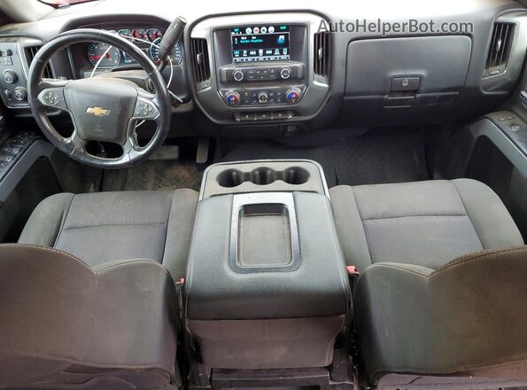 3GCUKREC5JG587070 2018 CHEVROLET SILVERADO Red Dashboard view