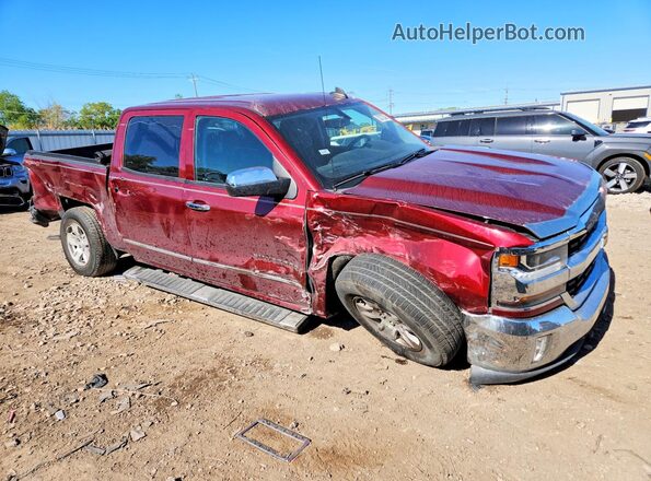3GCUKREC6HG162760 2017 CHEVROLET SILVERADO Красный Передняя правая четверть