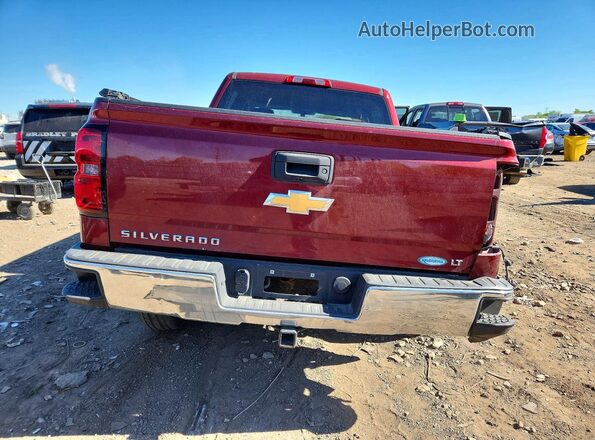 3GCUKREC6HG162760 2017 CHEVROLET SILVERADO Красный Вид сзади