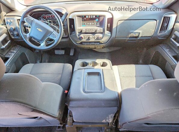 3GCUKREC6HG162760 2017 CHEVROLET SILVERADO Красный Вид панели приборов