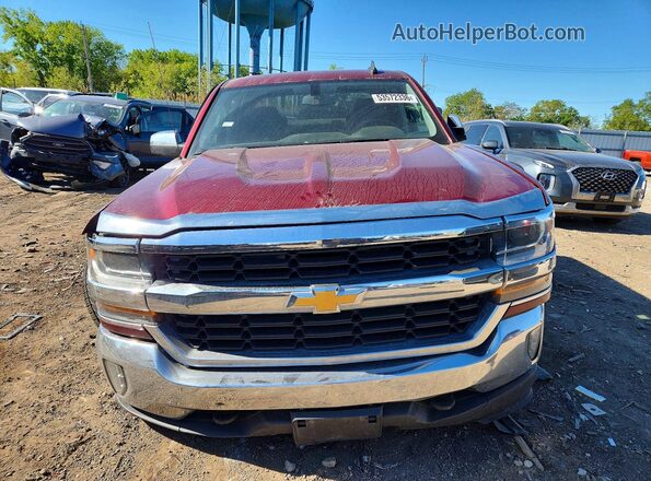 3GCUKREC6HG162760 2017 CHEVROLET SILVERADO Красный Вид спереди