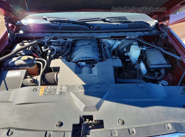 3GCUKREC6HG162760 2017 CHEVROLET SILVERADO Красный Вид задней части салона
