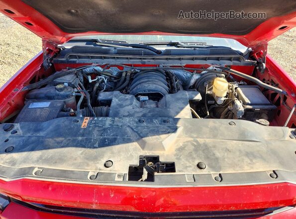 3GCUKREC6HG283613 2017 CHEVROLET SILVERADO Red Սալոնի հետևի տեսք