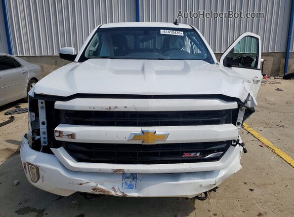 3GCUKREC6JG147617 2018 CHEVROLET SILVERADO White Դիմացի տեսք