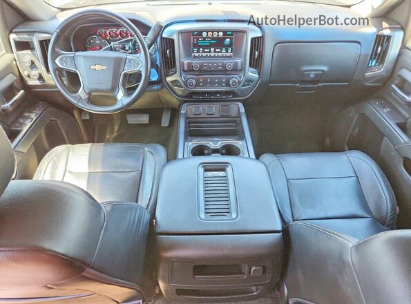 3GCUKREC6JG157872 2018 CHEVROLET SILVERADO Gray Widok deski rozdzielczej