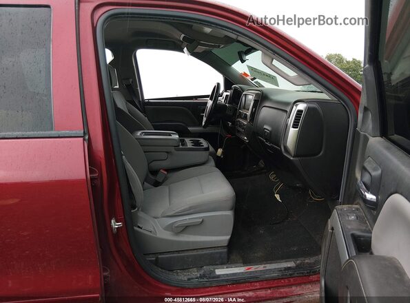 3GCUKREC6JG412150 2018 CHEVROLET SILVERADO Red Вид салону спереду