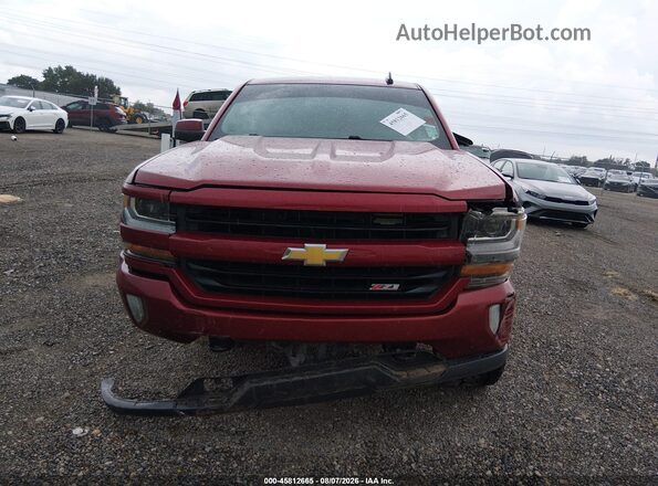 3GCUKREC6JG412150 2018 CHEVROLET SILVERADO Red Вид задньої частини салону