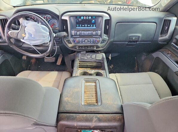 3GCUKREC6JG437890 2018 CHEVROLET SILVERADO Silver Вид панелі приладів