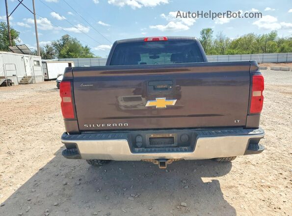 3GCUKREC7GG186855 2016 CHEVROLET SILVERADO Brown უკანა ხედი