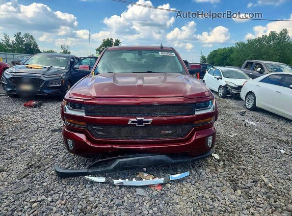 3GCUKREC7GG368331 2016 CHEVROLET SILVERADO Burgundy Vista frontal