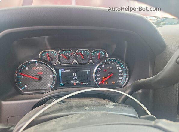 3GCUKREC7GG368331 2016 CHEVROLET SILVERADO Burgundy Vista del cuadro de instrumentos
