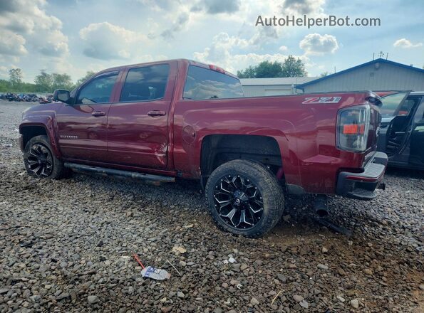 3GCUKREC7GG368331 2016 CHEVROLET SILVERADO Burgundy Trasero izquierdo