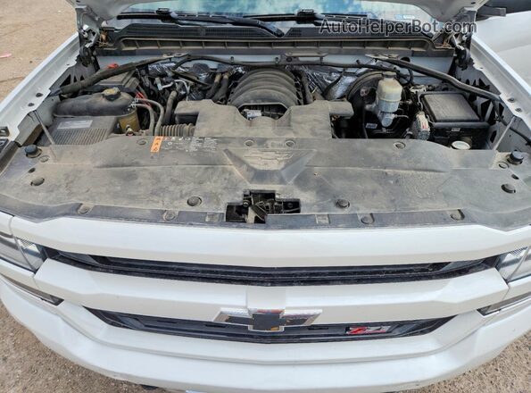 3GCUKREC7HG347805 2017 CHEVROLET SILVERADO White Вид задньої частини салону