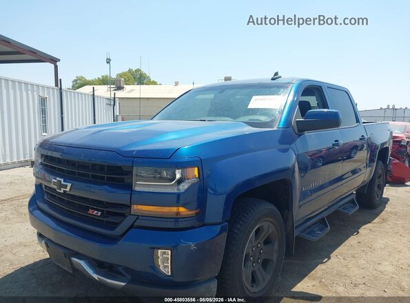 3GCUKREC7HG466342 2017 CHEVROLET SILVERADO Blue Przód lewy