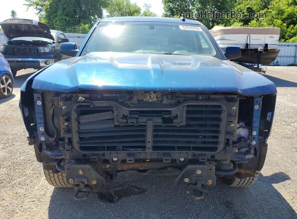 3GCUKREC7HG475199 2017 CHEVROLET SILVERADO Blue Front view