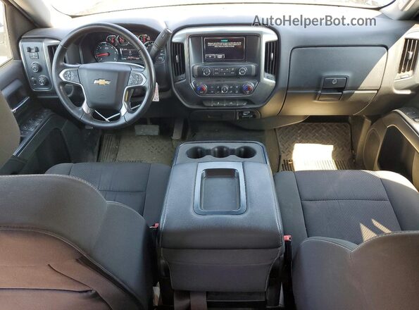 3GCUKREC7HG475199 2017 CHEVROLET SILVERADO Blue Dashboard view
