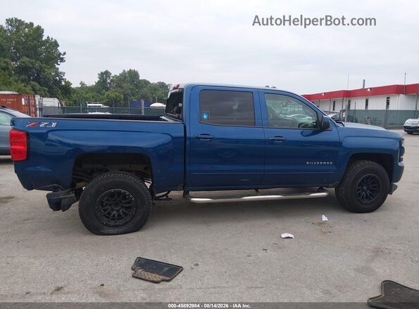 3GCUKREC7JG350421 2018 CHEVROLET SILVERADO Синий Вид задней части салона