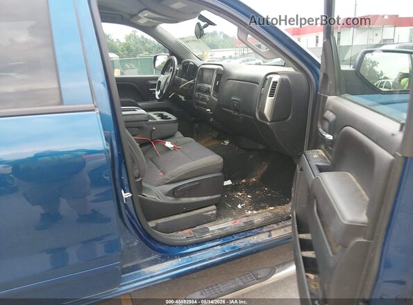 3GCUKREC7JG350421 2018 CHEVROLET SILVERADO Синий Вид салона спереди