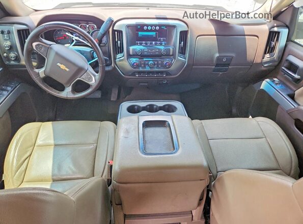 3GCUKREC8HG383857 2017 CHEVROLET SILVERADO White Widok deski rozdzielczej