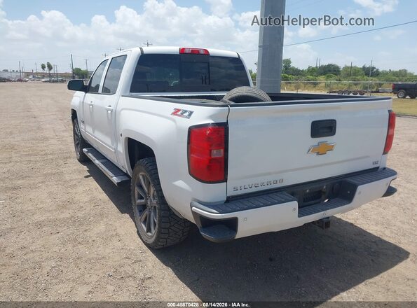 3GCUKREC8HG466429 2017 CHEVROLET SILVERADO White Trasero izquierdo