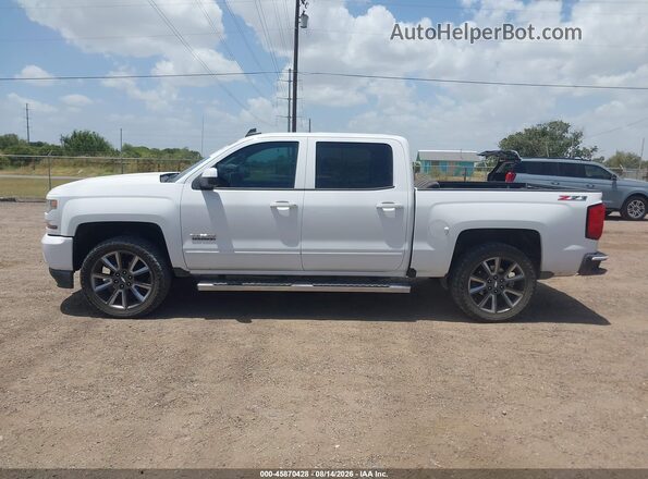 3GCUKREC8HG466429 2017 CHEVROLET SILVERADO White Vista del cuadro de instrumentos