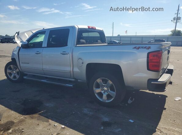 3GCUKREC8JG497329 2018 CHEVROLET SILVERADO Silver Trasero izquierdo