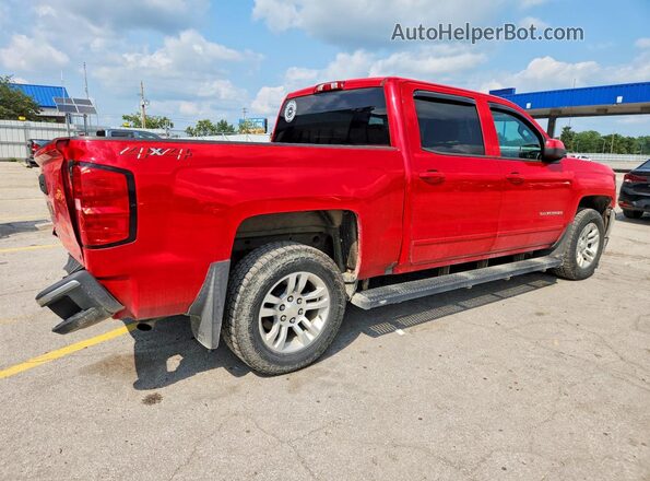 3GCUKREC8JG603827 2018 CHEVROLET SILVERADO Red Trasero derecho