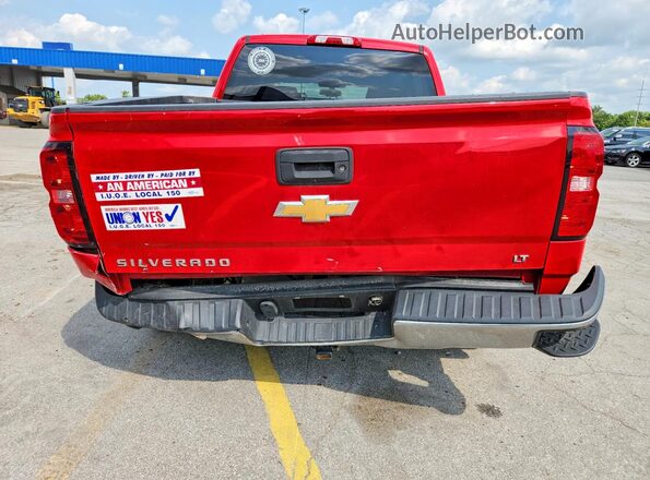 3GCUKREC8JG603827 2018 CHEVROLET SILVERADO Red Vista trasera