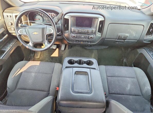3GCUKREC9GG191975 2016 CHEVROLET SILVERADO Белый Вид панели приборов
