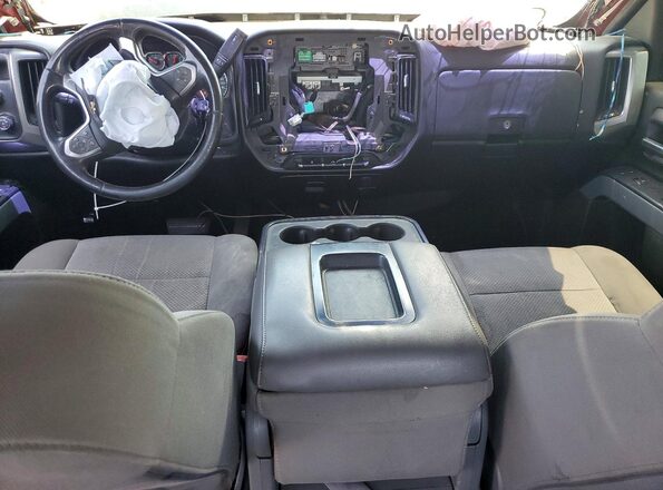3GCUKREC9GG361798 2016 CHEVROLET SILVERADO Burgundy Առջևի վահանակի տեսք